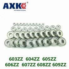 Rolamentos Free Shipping Axk High Quality 10 Pcs 603zz 604zz 605zz 606zz 607zz 608zz 609zz Miniature Deep Groove Ball Bearings
