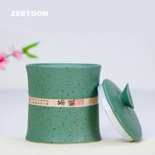 Японская керамика контейнеры для чая золотой песок глазурованный чайный набор Caddy чайный набор кунг-фу кофе, конфеты бутылка для хранения специй банка винтажный домашний декор