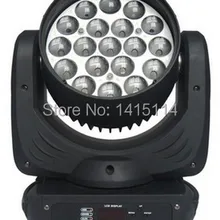 2 шт. светодиодный источник света 19X12 Вт rgbw led zoom moving head wash stage light Дешевое DJ освещение для вечерние бар