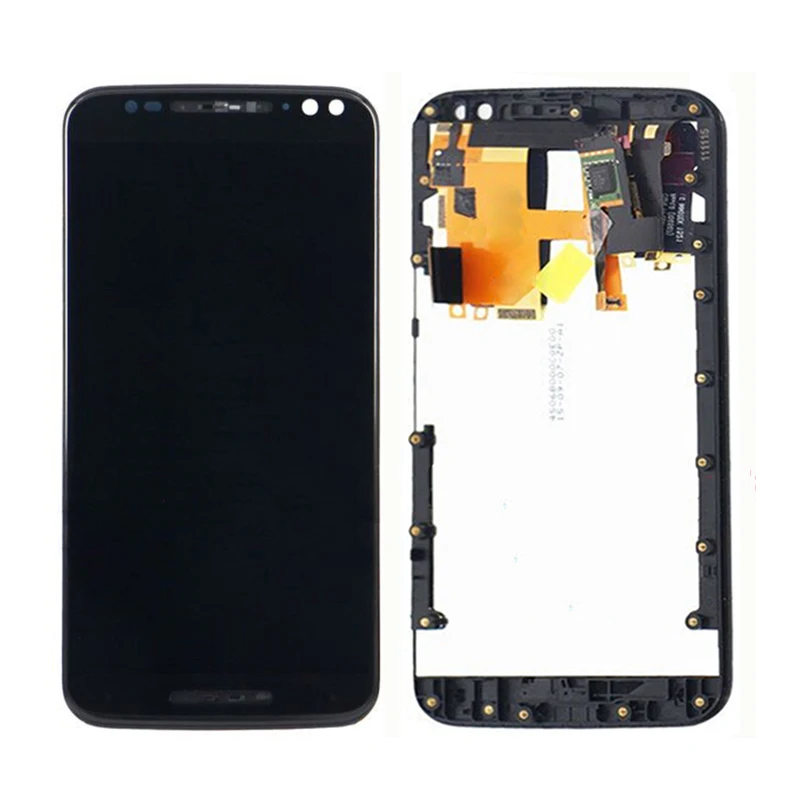 

For Motorola Moto Xstyle X3s Style Xt1570 XT1572 XT1575 LCD Display Touch Screen Digitizer Assembly with Frame Free Shipping