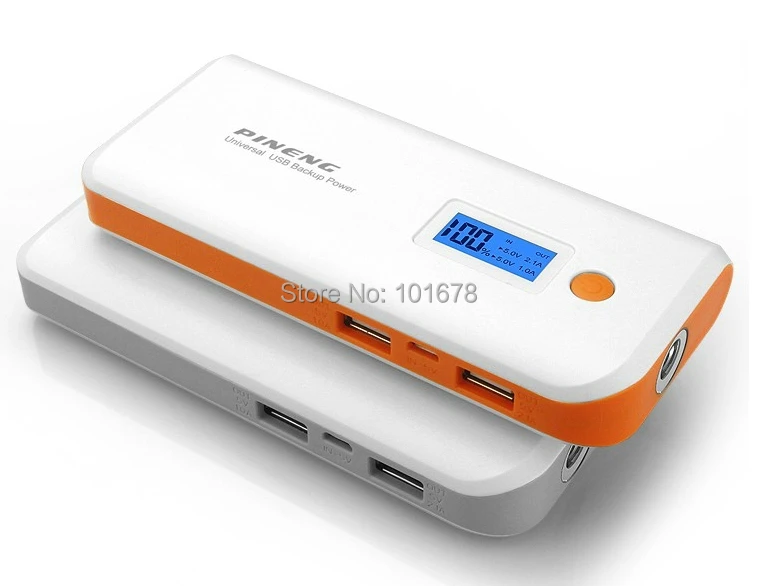 Original Pineng PN-968 Power Bank 10000mAh Portable Charger Durable External Battery Rechargeable Backup Bateria Powerbank