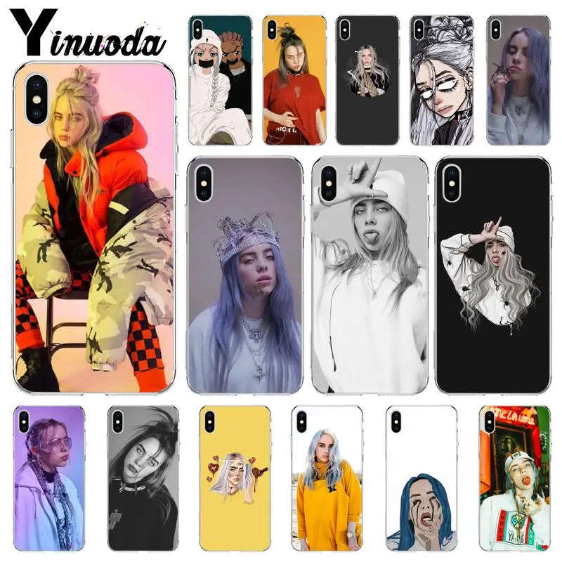 Yinuoda Billie Eilish 13 девушка клиент высокое качество чехол для телефона для Apple iPhone 8 7 6 6S Plus X XS MAX 5 5S SE XR Чехол для мобильного телефона s