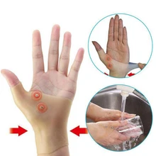 1PC Magnetic Therapy Wrist Hand Thumb Support Gloves Silicone Gel Arthritis Pressure Corrector Massage Pain Relief Gloves