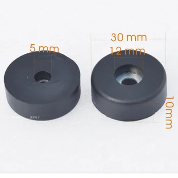 

30 * 10 medium professional stage loudspeaker rubber MATS, power amplifier suspension pads golden ratio under 10 inch box use