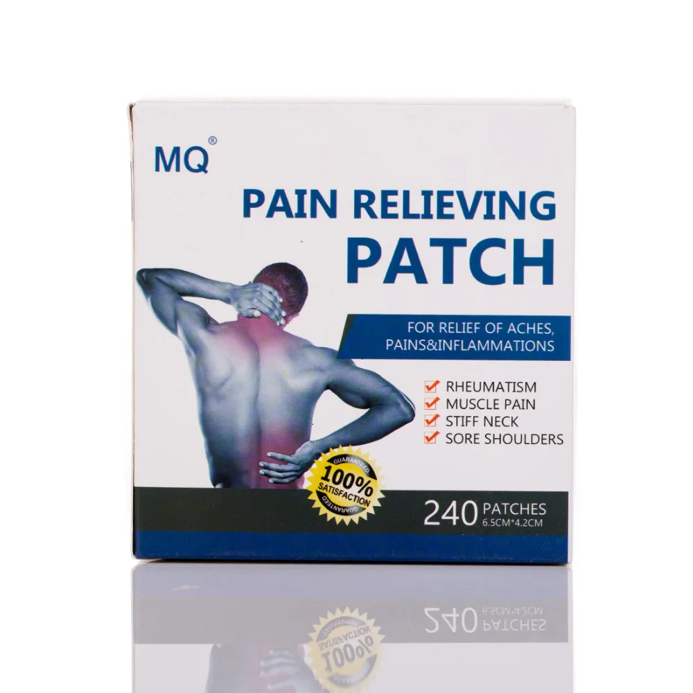 MQ 240pcs/40Bags/Box Pain Relief Plaster Medical Muscle Aches Pain