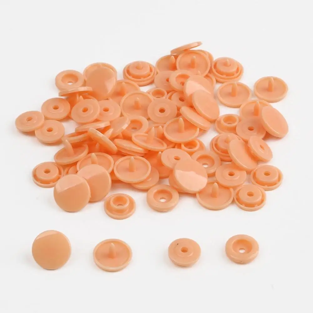 20 комплектов KAM T5 12 мм круглые пластиковые застежки кнопки застежки пододеяльник лист кнопка аксессуары для одежды для детской одежды Зажимы - Цвет: Nude