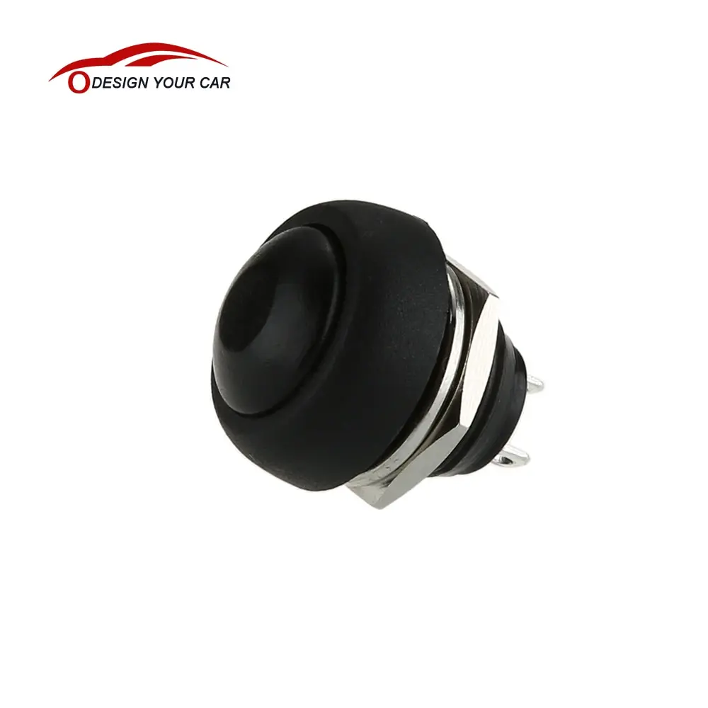 Car Push Button Switches Auto Vehicle Momentary Micro Switch Horn Mini 12V OFF/ON Doorbell for | Автомобили и мотоциклы