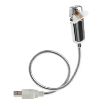 DIY гибкий гусиный программируемый вентилятор s USB светодиодный мини RGB программируемый вентилятор