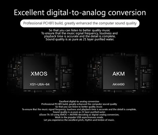XDuoo TA 10 высококачественные трубки наушников USB ЦАП и усилитель AK4490 чип 12AU7
