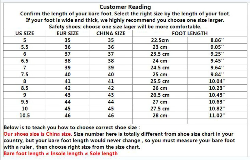 botas de sapato de segurança para homem