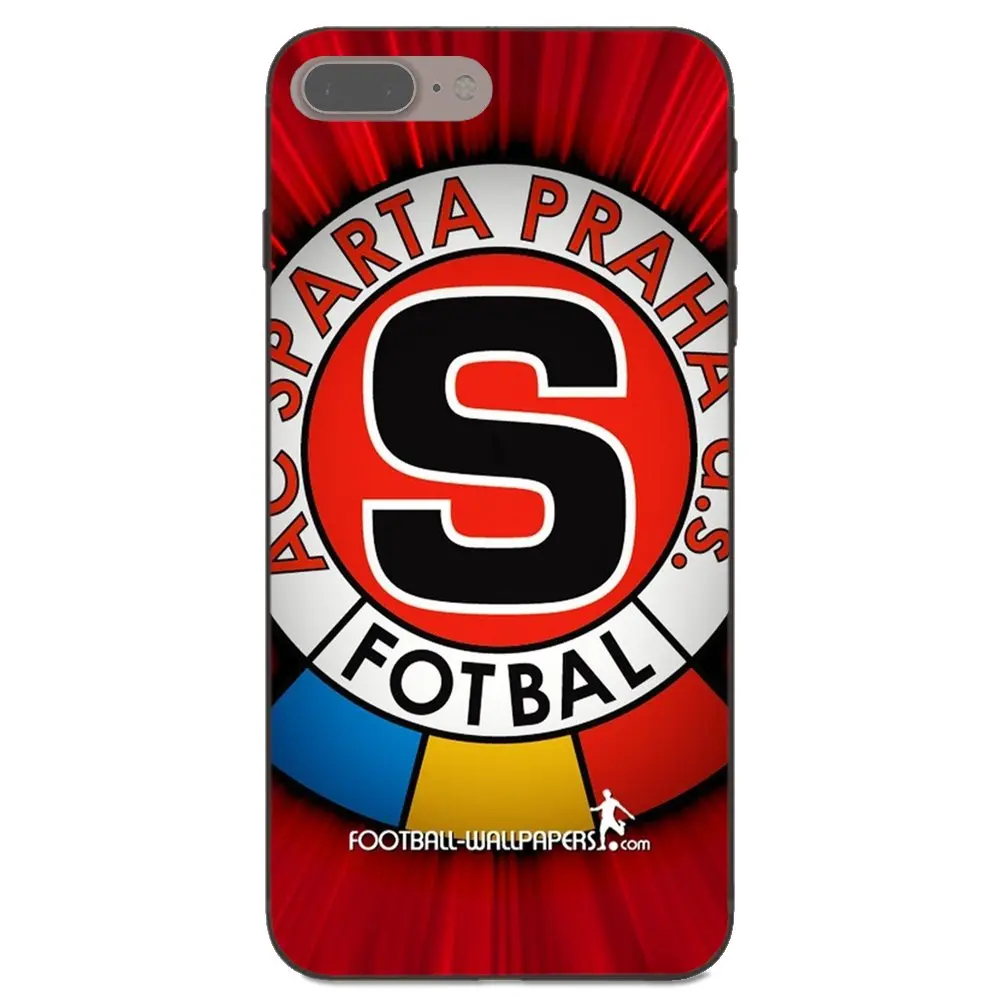 Мода Спарта Praha футбольные мячи для Samsung Galaxy A3 A5 A6 A6s A7 A8 A9 Star Plus 2016 2017 2018 Мягкий ТПУ