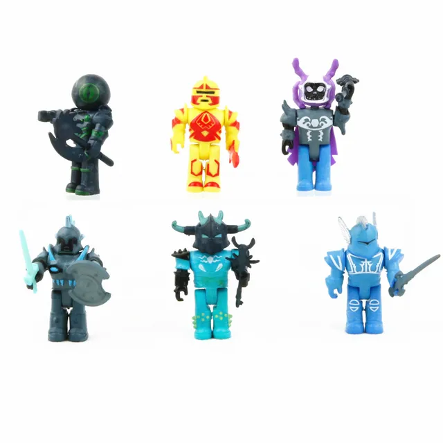 6pcs Set Model Building Figurines Stacking Blocks 2018 Roblox Game - 6pcs set model building figurines stacking blocks 2018 roblox game figure 7cm pvc roblox boys