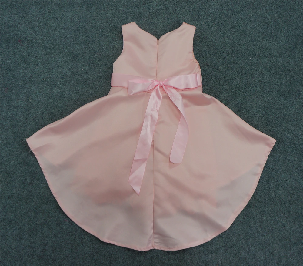 Yeedison Sleeveless Girls Princess Dress New Bow Children Party Dresses For Girls Ball Gown Cute Wedding Girl Kids Costume Dress (2)