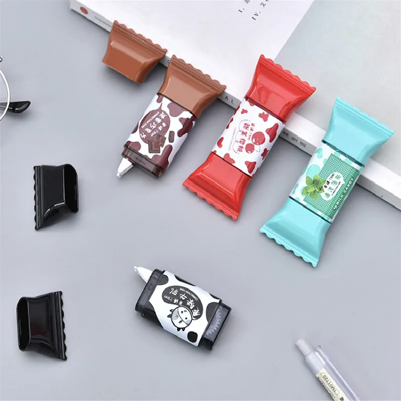 Новый милый конфетный декоративная лента-корректор Kawaii корректор для школы набор канцелярских принадлежностей Papeleria Подарочный материал