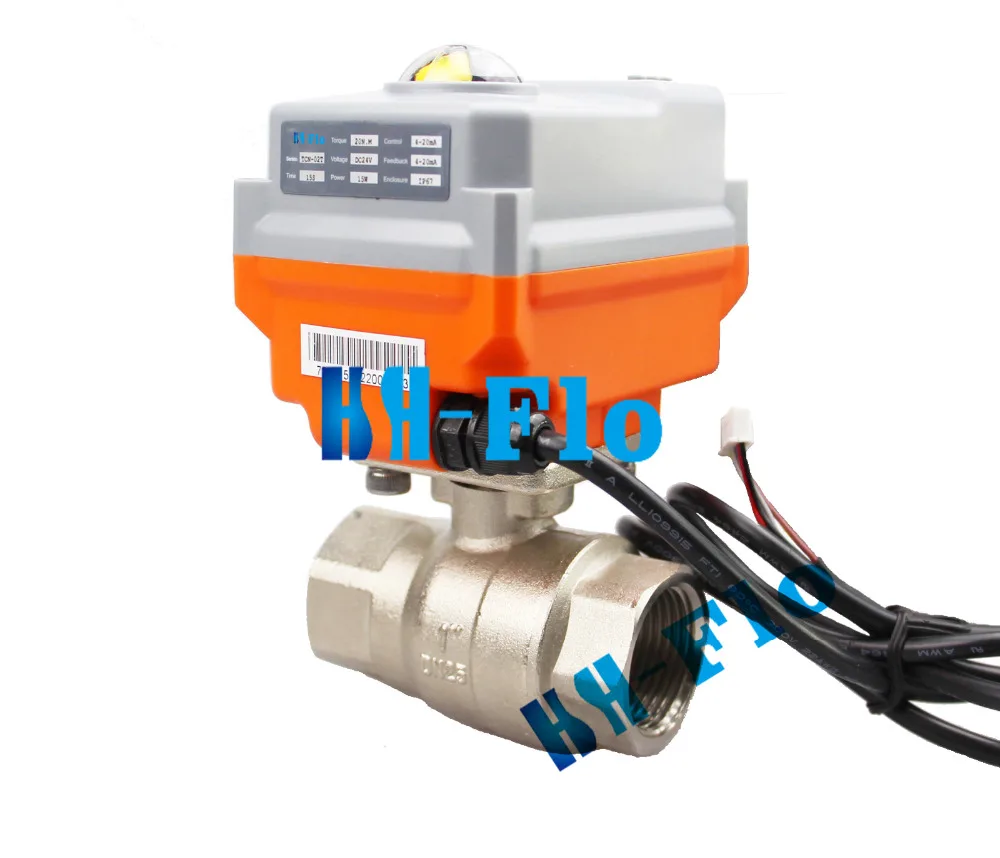 HSH-Flo DN20 3/" 2 Way Электрический моторизованный Управление пропорциональной Объединенной клапан