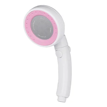 

Water Saving ABS Finished Can Stop The Water Washable One Button Switch Booster Handheld Shower Head