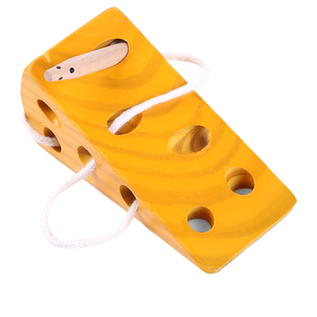 Wooden Montessori Toys - Cheese Maze & Bee Box, Kids Practical Life Toys