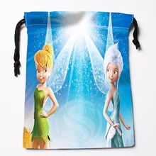 TF и 27 Тинкер Белл Пользовательские печатных получать мешок сжатия Тип мешки drawstring размер 18X22 см и 81#27