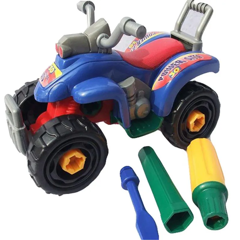 Fashion Disassembly motorcycle Design Educational toys for children