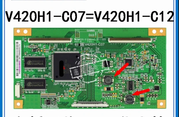 

Логическая плата V420h1-c07 с 2 индуктивными соединениями со стандартной платой