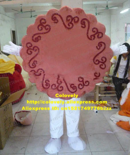 Cool Rose-bengal Biscuit Cracker Cookies Cooky Butterie Mooncake Moon Cakes Nbsp Mascot Costume Round Big Face No.4720 FS | Тематическая