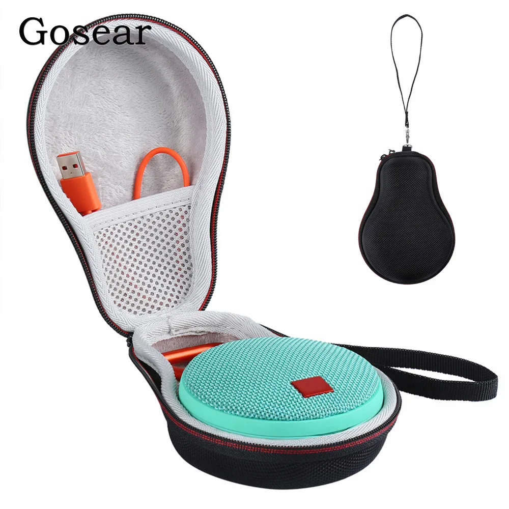 

Gosear Portable Shockproof EVA Hard Shell Protective Storage Case Bag Pouch for JBL Clip 2 3 Clip2 Clip3 Bluetooth Speaker Case