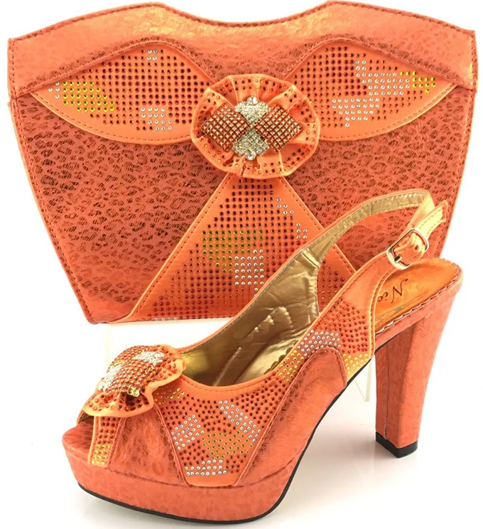 Shoes and Bag Set Orange Sales In Women Matching Shoes and Bag Set