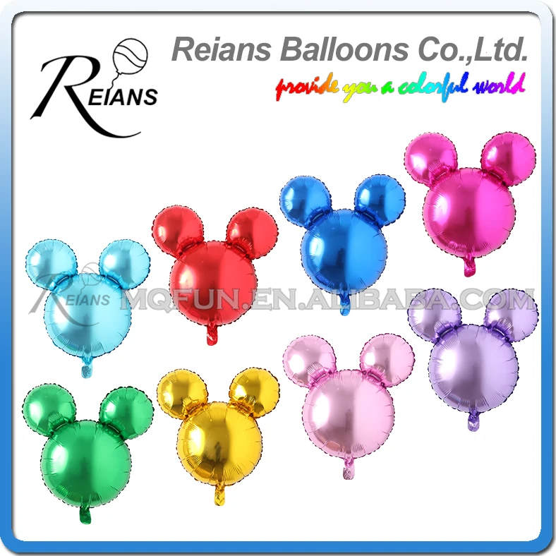 

REIANS Huge Mickey head Foil Balloons baby shower Cartoon inflatable helium ballon Children Toys happy birthday Party decoration