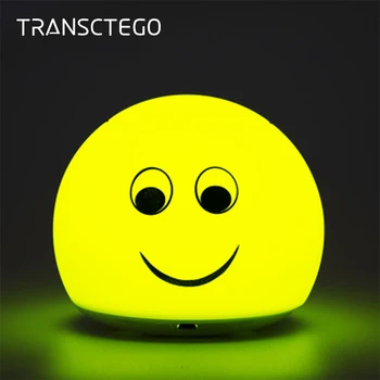 

Silica Gel Night Light For Baby Kids Mosquito Repellent Night Lamp Children Bedroom Silicone USB Rechargeable Lovely Desk Lamp