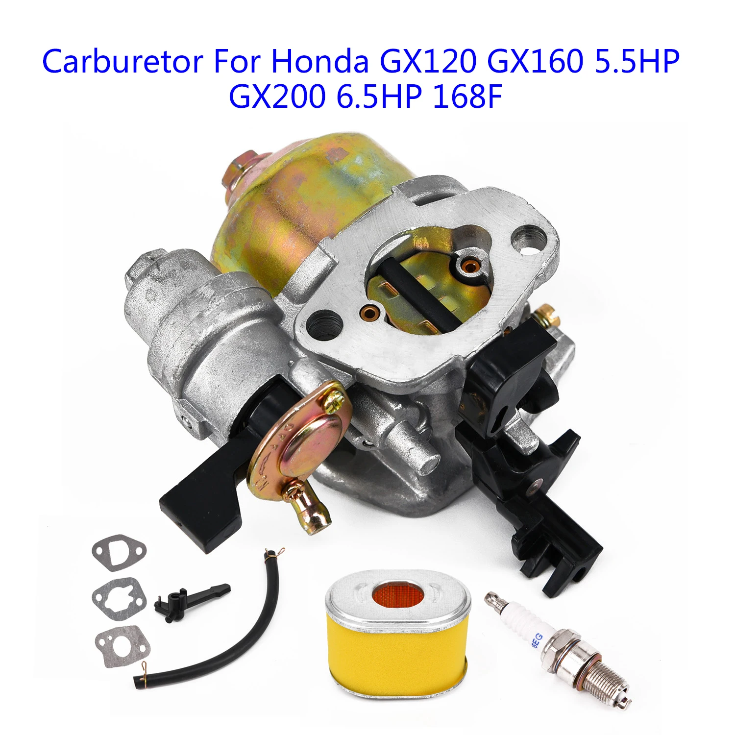 

Replacement Air Filter Fuel Hose Carb Rebulid for Honda GX110 GX120 Gasket Maintenance Overhaul High Quality Durable