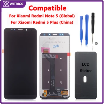 

Witrigs For Xiaomi Redmi 5 Plus LCD Display Touch Screen Digitizer Assembly Replacement Part For Redmi note 5