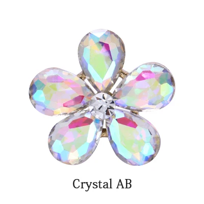 Crystal AB Сплав металлический чехол для телефона стразы аксессуары украшения Пришивные кристаллы для рукоделия точечное шитье diy сборка одежды бусины - Цвет: Crystal AB
