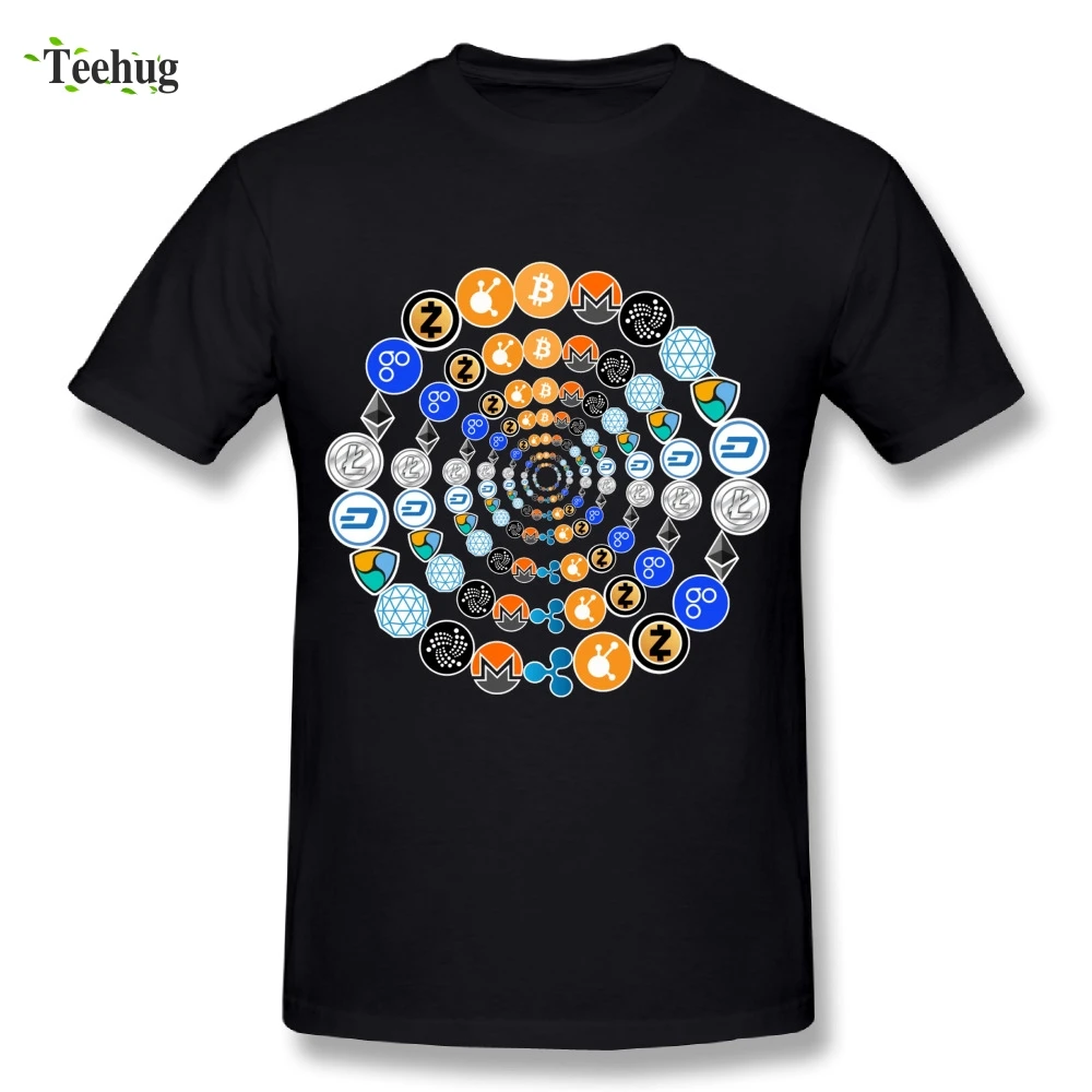 Men Ethereum Bitcoin Litecoin T shirt 2018 New Arrival Cryptocurrency O-neck Design T-Shirt Men Ethereum Bitcoin Litecoin T shirt 2018 New Arrival Cryptocurrency O-neck Design T-Shirt