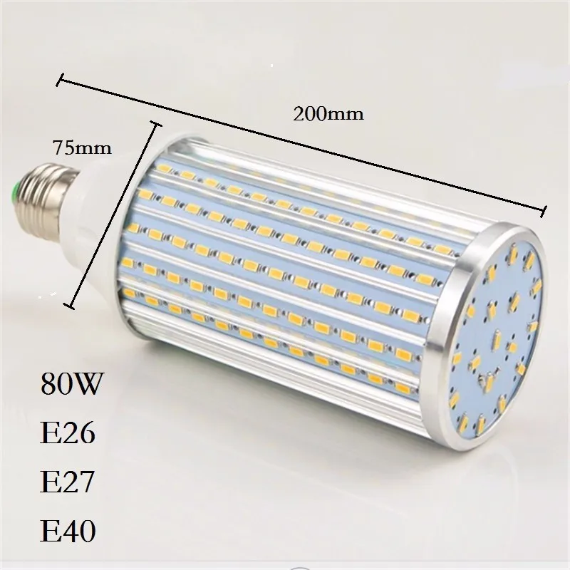 E26 E27 E39 E40 12W 18W 25W 30 W, светодиодные полосы освещения мощностью 45 Вт, 50 Вт, 60 Вт, 80 Вт светодиодный тип «Кукуруза» SMD5730 светодиодный огни лампады люстра потолочный светодиодный светильник светодиодный прожектор