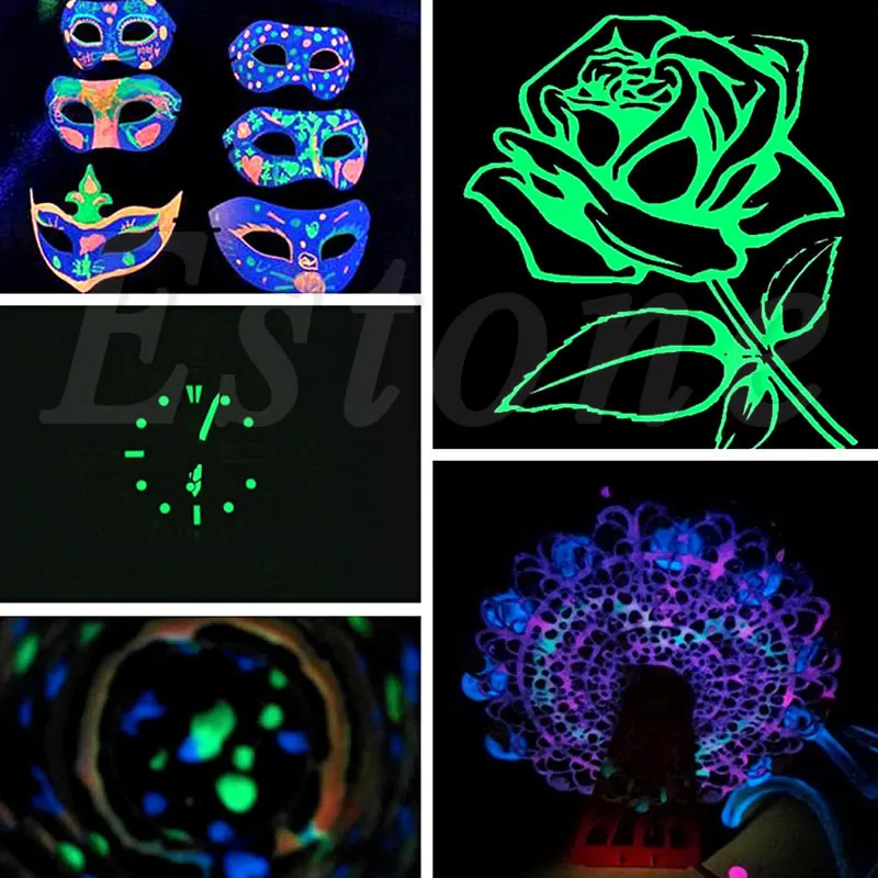 Флуоресцентный эффект супер яркий Glow-in-the-Dark порошок свечение пигмент