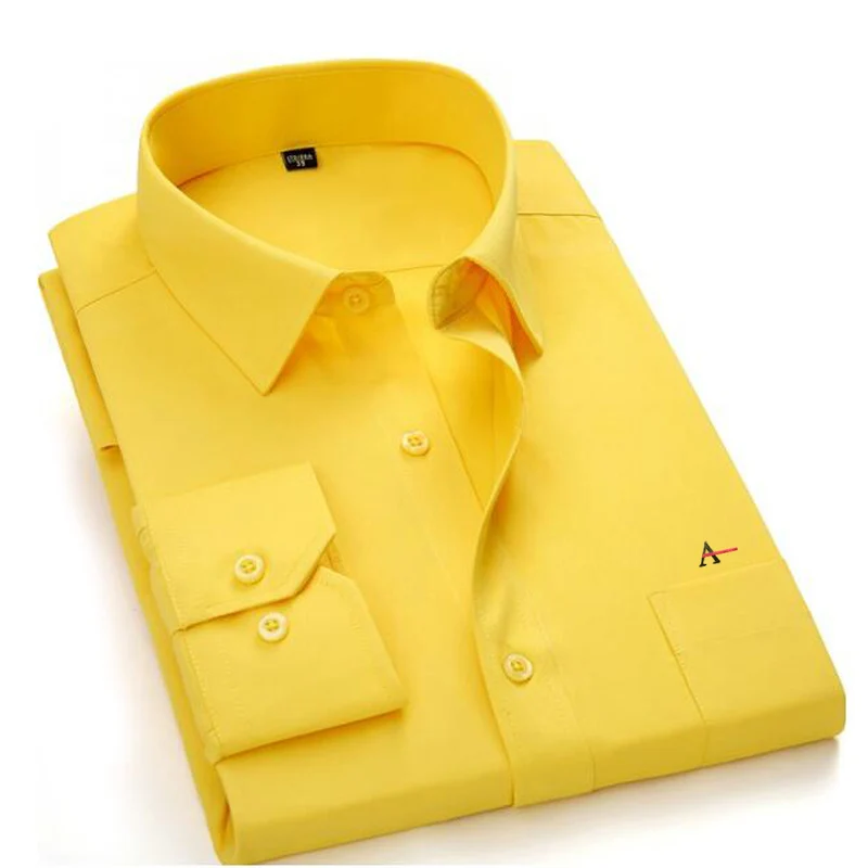 Meilleur Dudalina hommes D affaires Décontracté Chemise Couleur Unie Hommes Chemise Sergio k Marque Vêtements Slim Fit Manches Longues Bordado robe Chemise