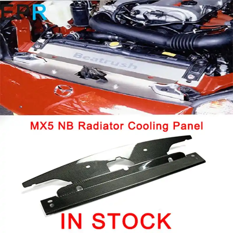 Mx5 Nb Radiator Carbon Fiber Cooling Panel For Mazda Glossy