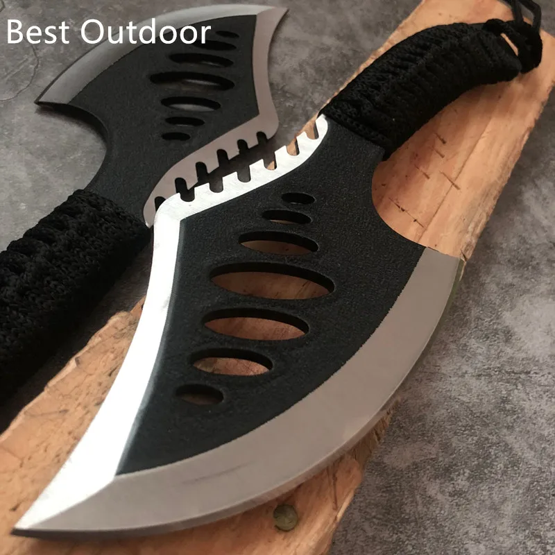 

Outdoor Multi Portable Camping knives Full Steel Survival Tomahawk Hunting Hathet Felling Axes Hand Tool Cut Bone Knife Meat Axe
