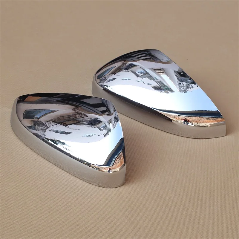 Chrome-Car-Styling-Side-Mirrors-Glossy-Pairs-Cover-Accessories-For-Peugeot-3008-5008-2017-2018-Rearview (3)
