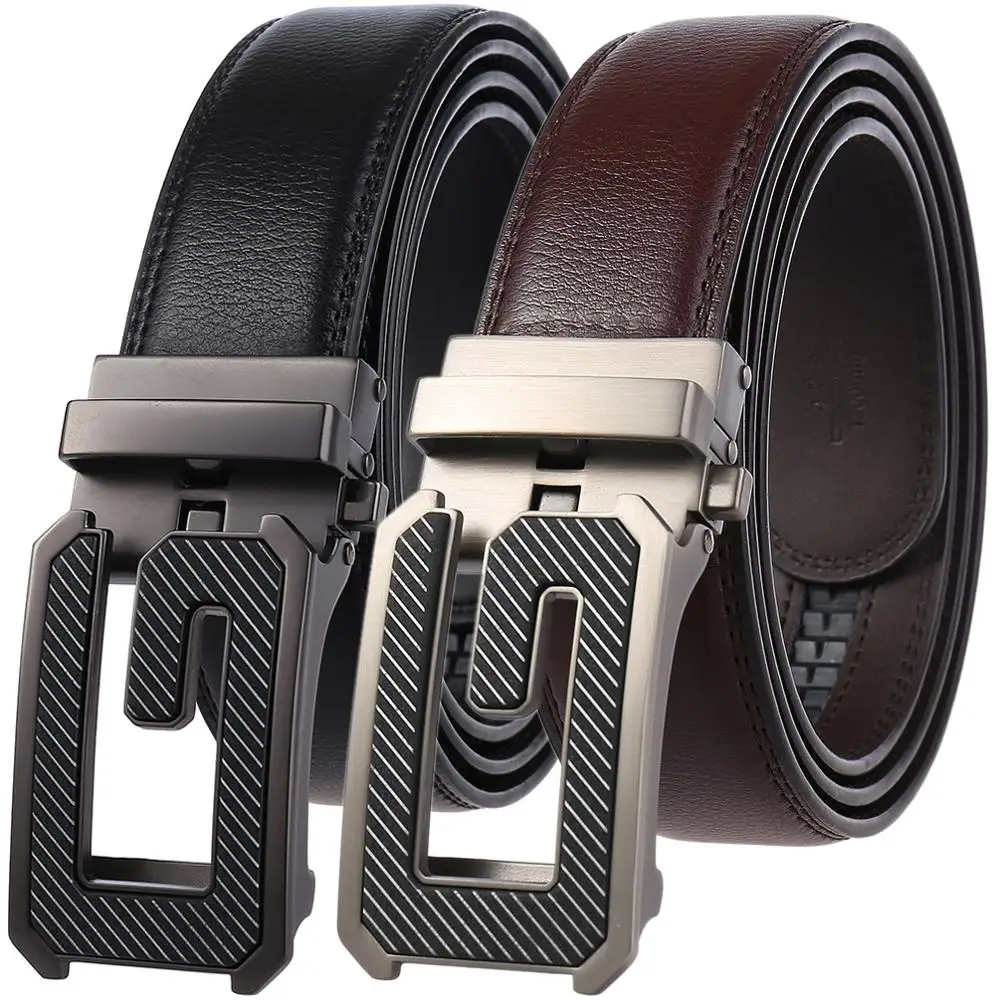 

Men's Quality Designer Genuine Leather Black Fashion Belts G Automatic Buckle Male Jeans Belt Apparel Accessories for Men