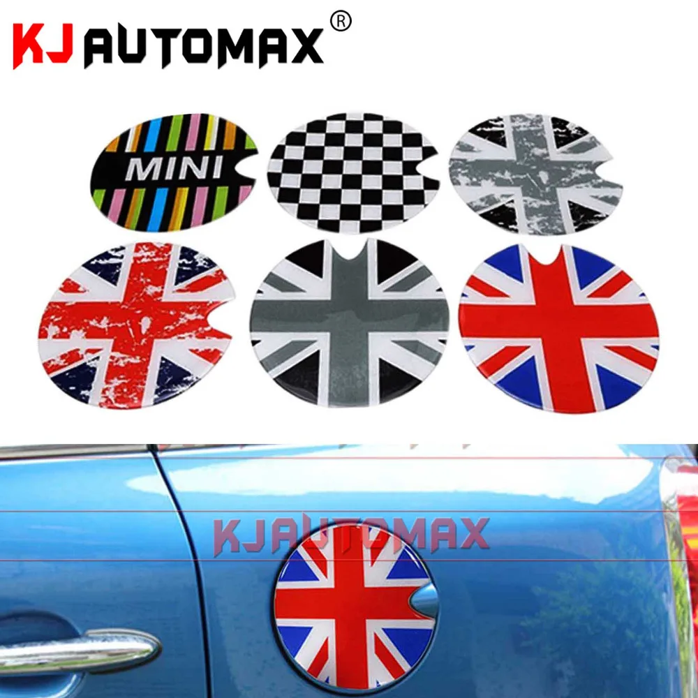 For MINI 3D Gas Tank Cover Sticker Mini Cooper S R55 R56 R57 R58 R59 R60 R61 F55 F56 Cap Modified Decoration Accessories | Автомобили и