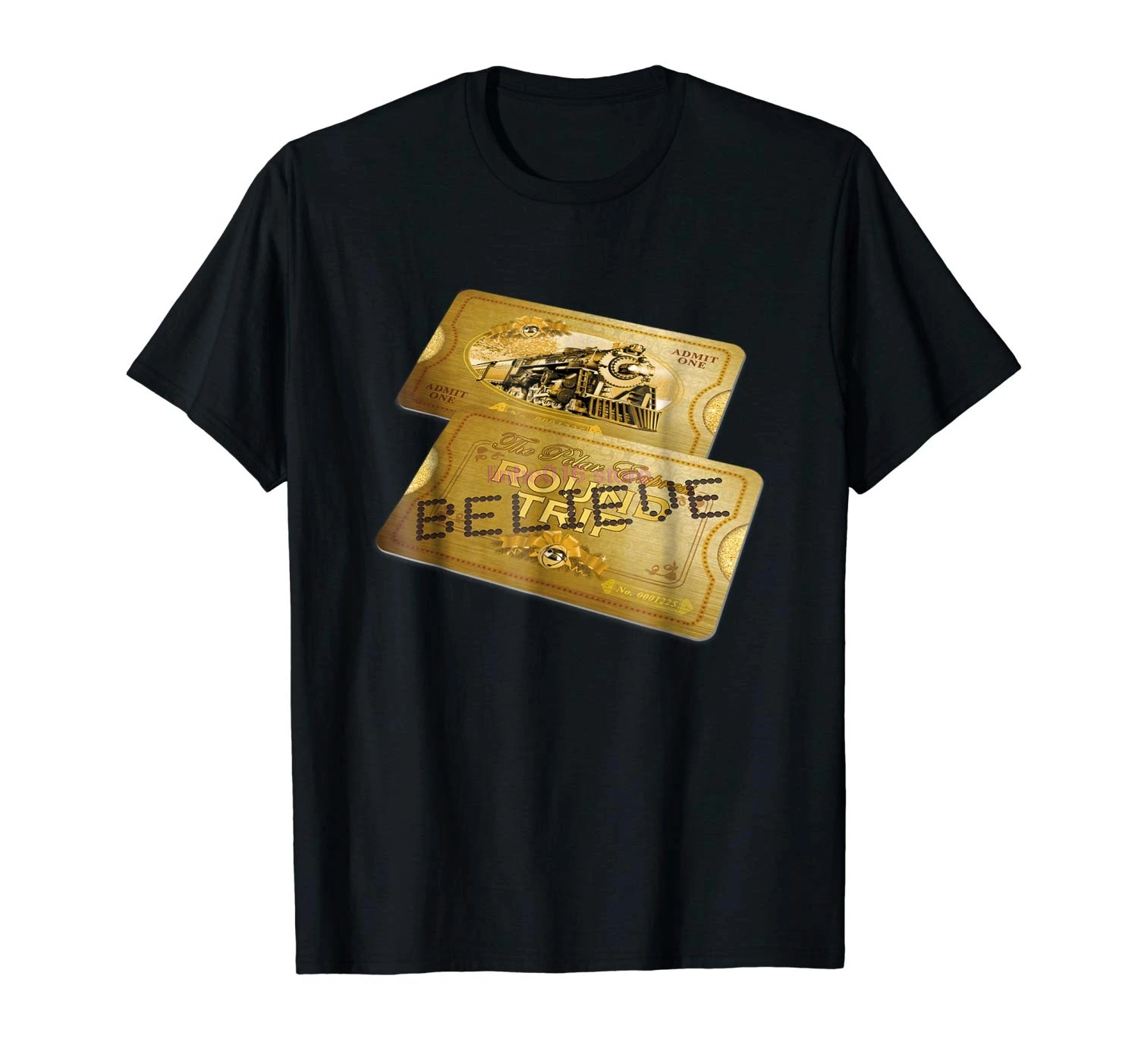 

brand men shirt Believe Polar Express Ticket Shirt