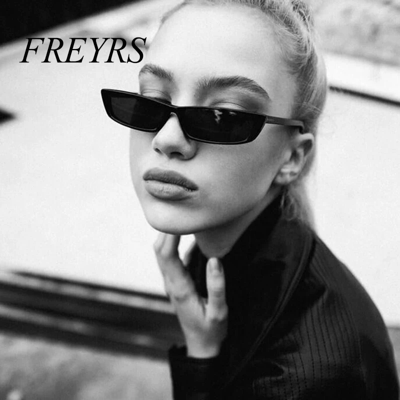 

FREYRS 2018 Small Cat Eye Sunglasses Women Luxury Brand Women Sun Glasses Retro Sunglass Vintage Eyewear Oculos UV400 1263