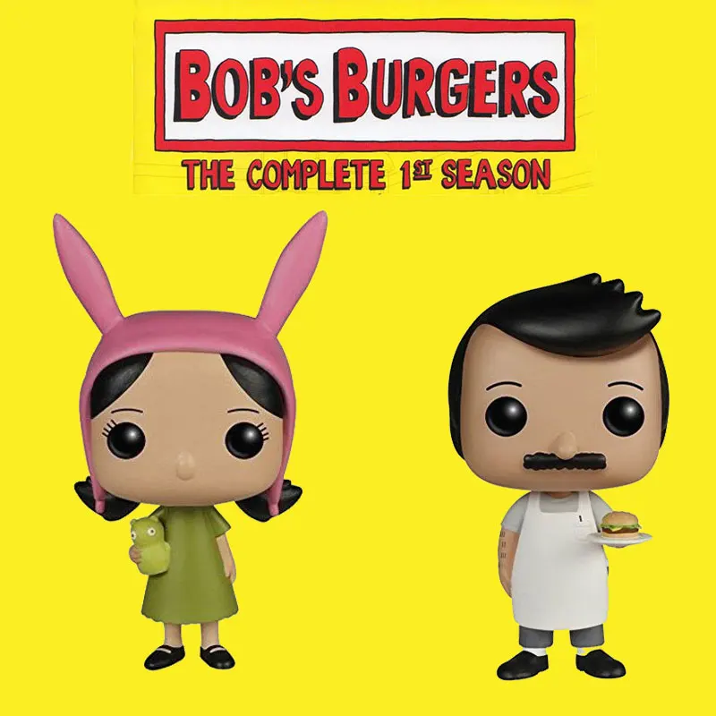 Bob's Burgers Bob Belcher Louise Vinyl Action Figure with Boxin Action
