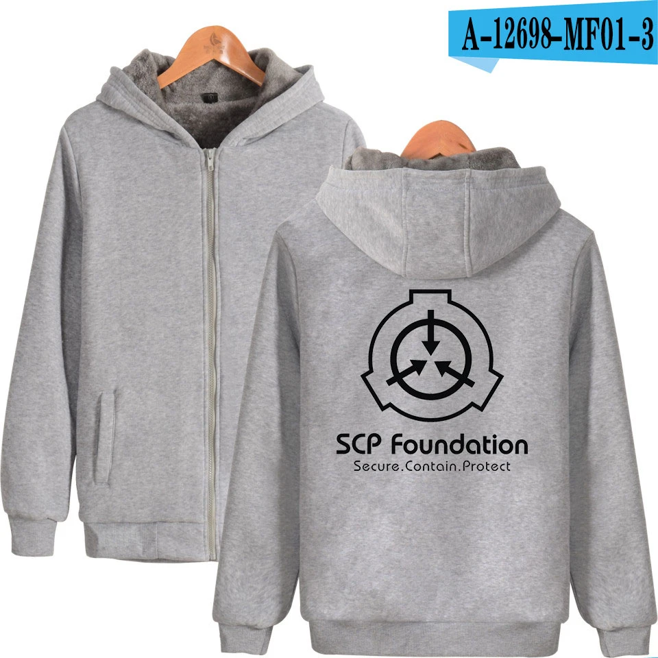 Frdun Scp тональный принт горячая Распродажа толстовки на молнии с капюшоном для женщин и мужчин повседневная одежда K-pops Pius Размер 4XL - Цвет: Серебристый