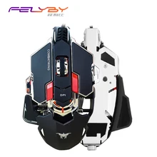 

HOT! FELYBY High-Quality Multifunction 10 Button 5500DPI Optical Wired Gaming Mouse for Computer & Professional USB mice