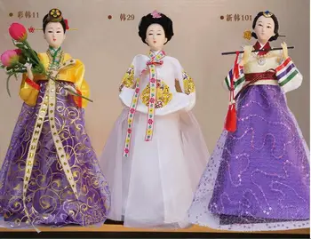 

Japan Korea doll furnishing articles Korean silk Korean food home decoration craft gift beauty women arts crafts