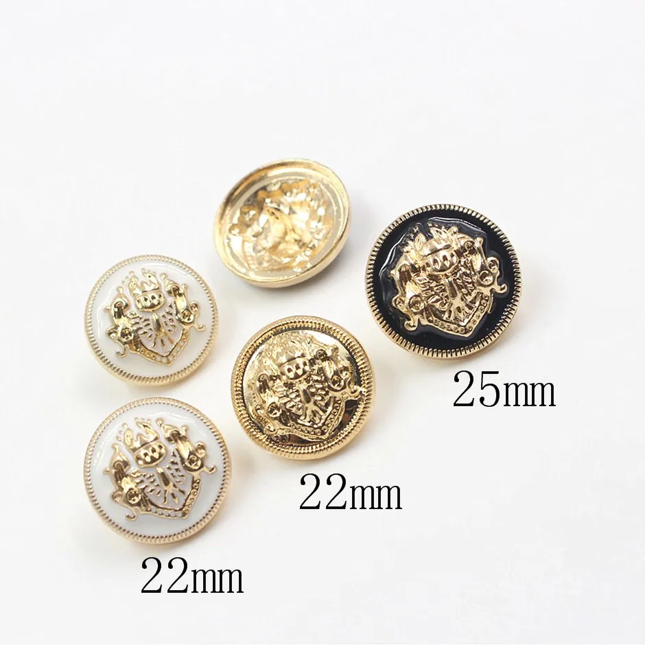 

10pcs/lot Retro metal buttons for clothing sweater coat decoration shirt buttons accessories DIY JS-0101