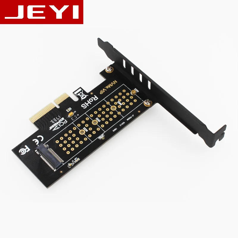 JEYI SK4 Plus M.2 NVMe SSD NGFF TO PCIE X4 adapter M Key interface card Suppor PCI Express 3.0 x4 2230-2280 Size m.2 FULL SPEED