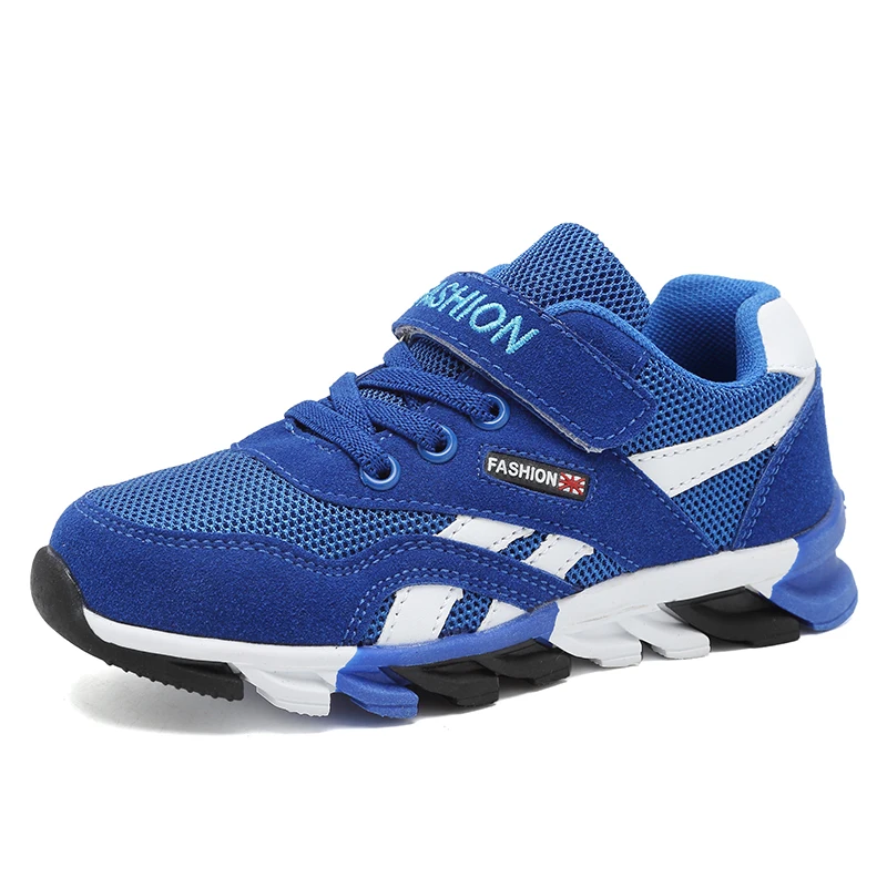 

ULKNN 2019 Kids Breathable Sport shoe Hook&Loop Fashion Kids Sneakers Running Boys Sneakers For Children Shoes Air Mesh